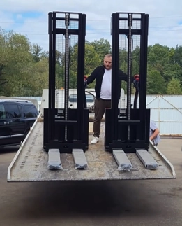 Тест-драйв складской техники на нашем складе в Каспийске